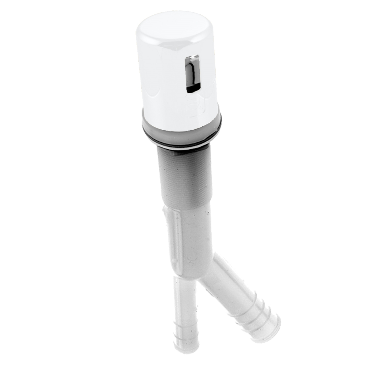 Picture of Westbrass D200P-WH-PK Plastic Air Gap in Powder Coated White - Pack of 2