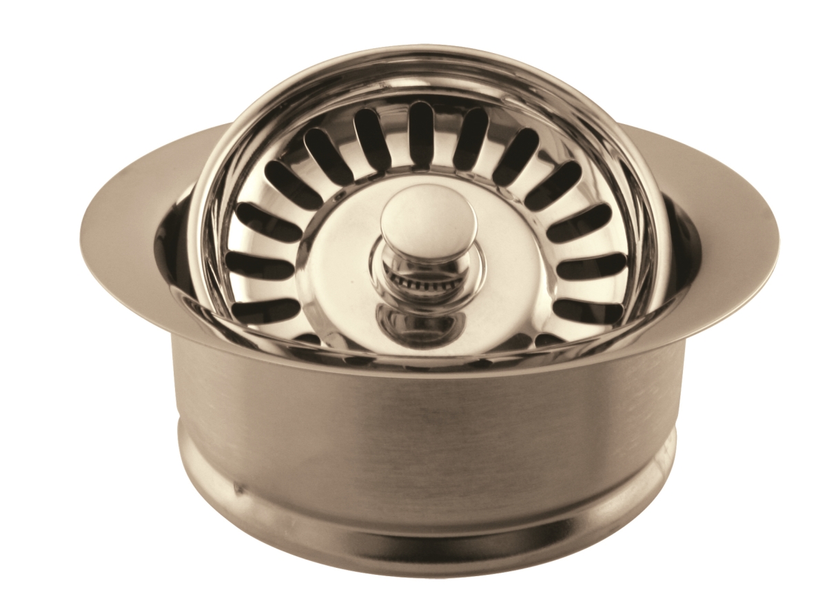 Picture of Westbrass D2089SEV-05 InSinkErator Style Disposal Flange & Strainer in Polished Nickel