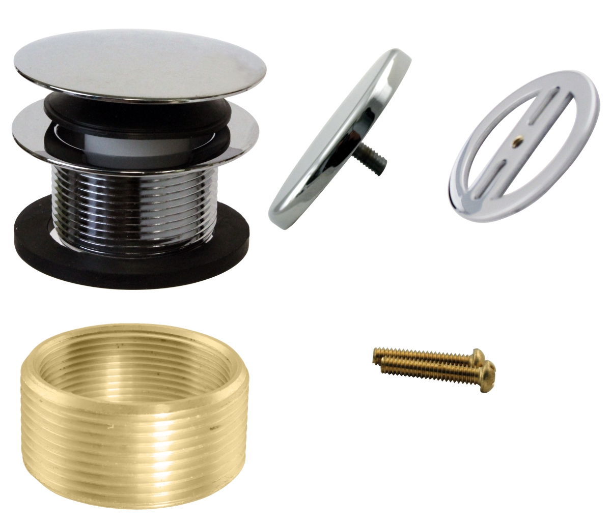 D98HRK-26 Illusionary Overflow Universal Trim Kit in Polished Chrome