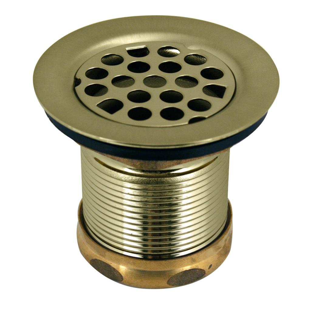 Picture of Westbrass D2181-01 Grid Basket Style Bar Strainer in Polished Brass