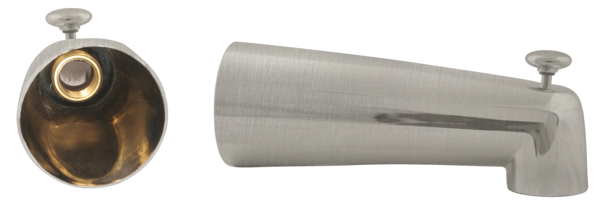 7 in. Diverter Tub Spout in Satin Nickel
