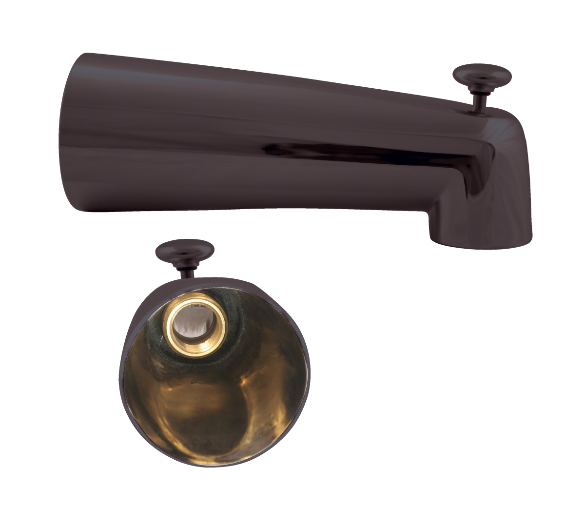7 in. Diverter Tub Spout in Oil Rubbed Bronze