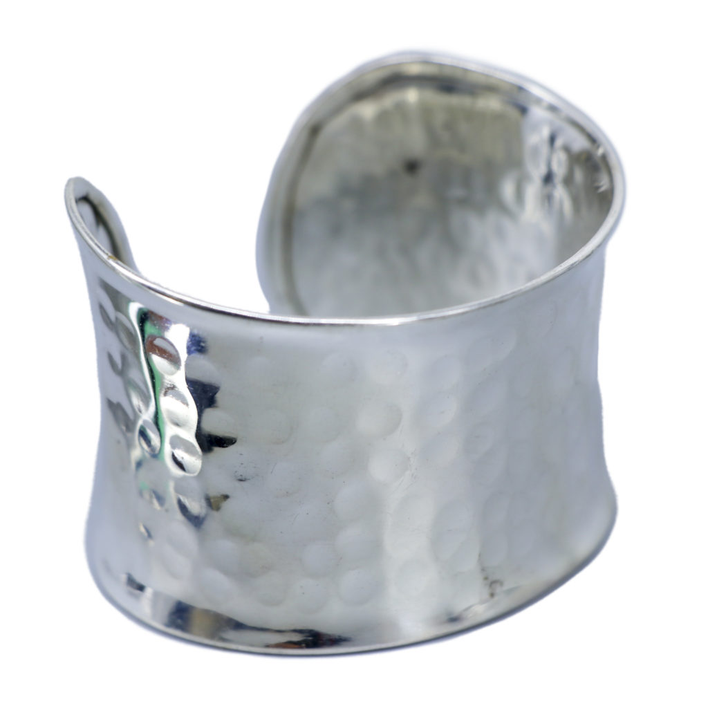 Picture of Western Fashion 8386-SIL Hammered Cuff&#44; Silver