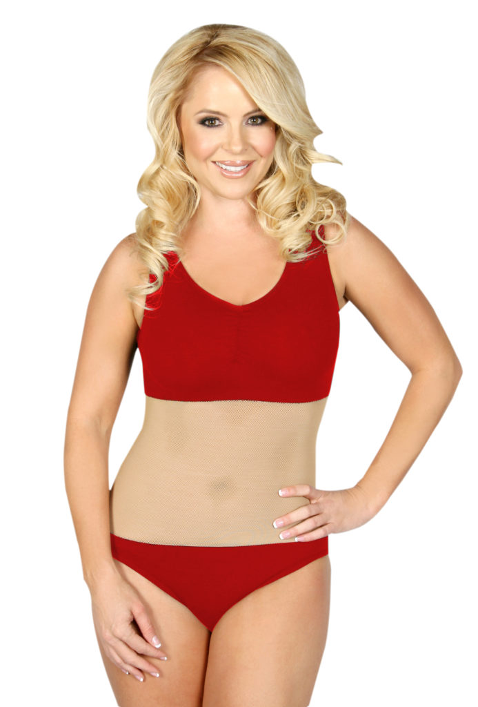 Picture of Western Fashion 1301-RED-LXL Body Suit without Sleeves&#44; Red - Large & Extra Large