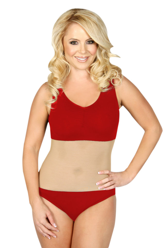 Picture of Western Fashion 1301-RED-SMD Body Suit without Sleeves&#44; Red - Small & Medium