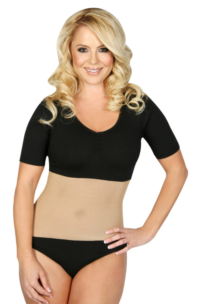 Picture of Western Fashion 1302-BLK-MDL Body Suit with Sleeves&#44; Black - Medium & Large