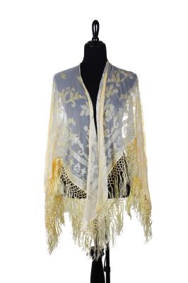 Picture of Western Fashion 1772-BG Non Beaded Open Poncho&#44; Beige