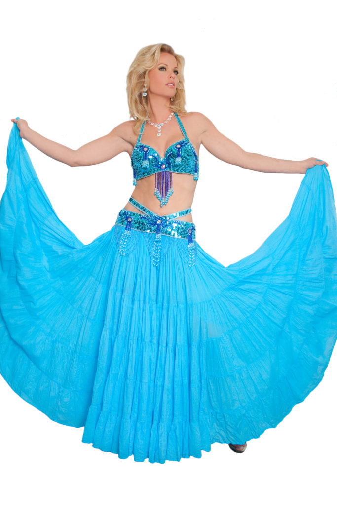 Picture of Western Fashion 4132-LXL 3 Piece Bollywood Costume Set&#44; Blue - Large & Extra Large