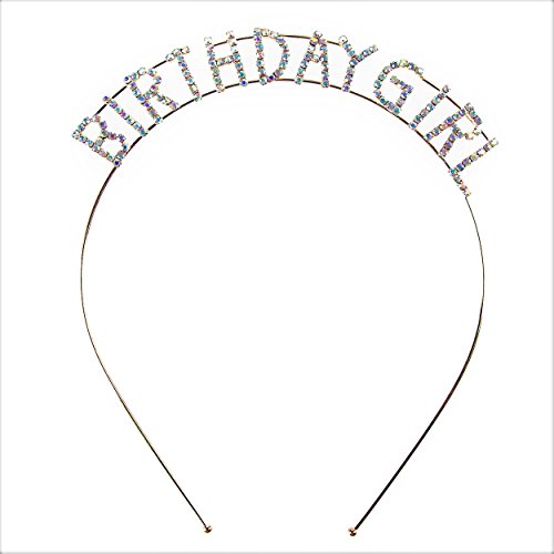 Picture of Western Fashion 71512-AB Birthday Girl Headband&#44; Gold