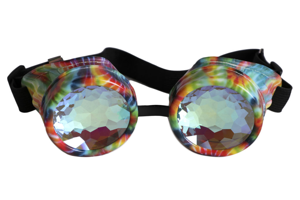 Picture of Western Fashion 68741-TDYE Rave Kaleidoscope Goggles, Tie Dye
