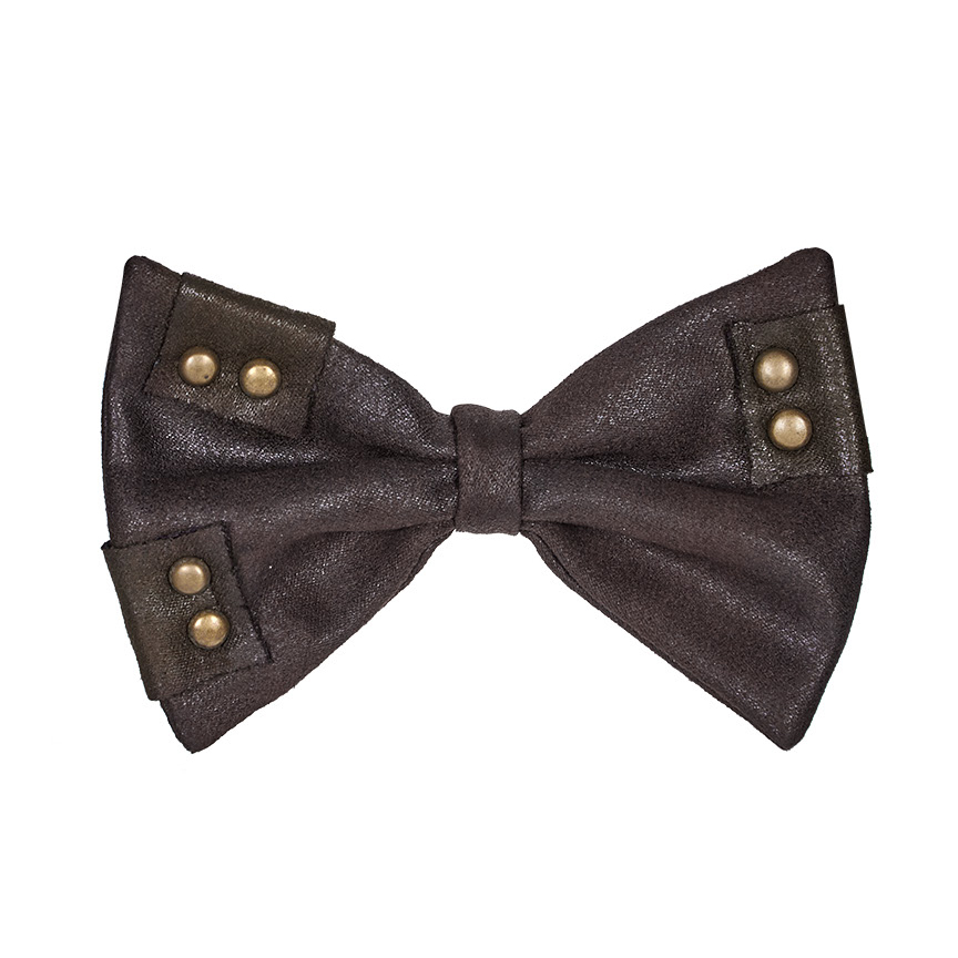 Picture of Western Fashion WS315-BRN Steampunk Vintage Bow Tie&#44; Brown - One Size