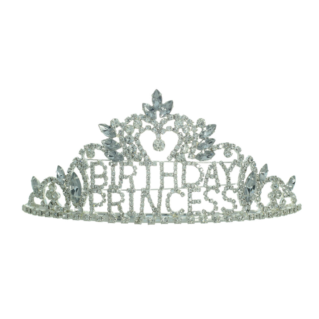 Picture of Western Mania 60635-SPNK Birthday Princess Tiara&#44; Silver & Pink