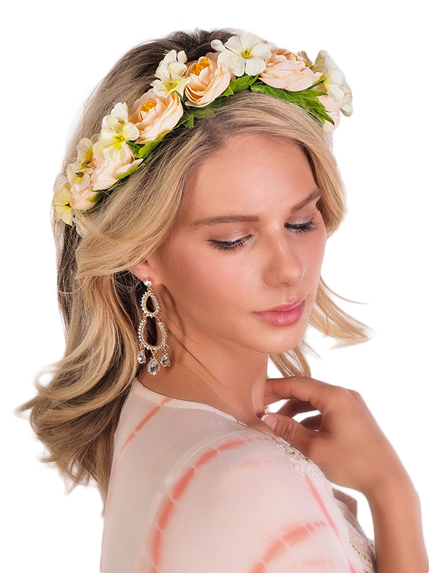 Picture of Western Mania KH4811 Daisy Head Crown&#44; Multi Color