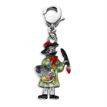 Picture of Whimsical Gifts 944S Artist Charm Dangle in Silver