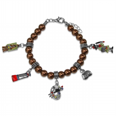 Picture of Whimsical Gifts 1404S-BR Artist Charm Bracelet in Silver