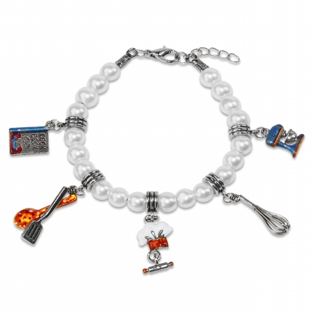 Picture of Whimsical Gifts 1405S-BR Chef Charm Bracelet in Silver