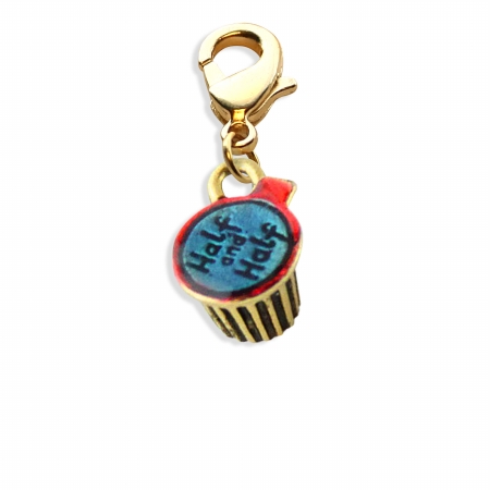 Picture of Whimsical Gifts 1395G Half & Half Charm Dangle in Gold