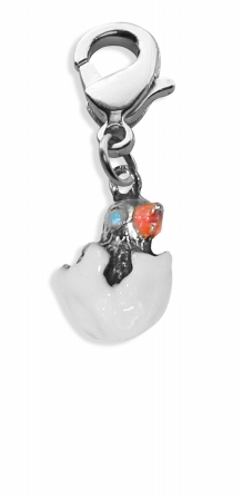 Picture of Whimsical Gifts 1500S Easter Chick Charm Dangle in Silver