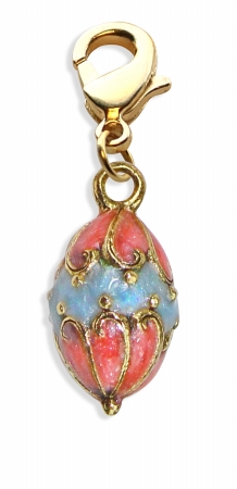 Picture of Whimsical Gifts 2488G Easter Egg Charm Dangle in Gold