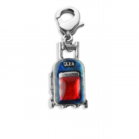 Picture of Whimsical Gifts 321S Travel Bag Charm Dangle in Silver