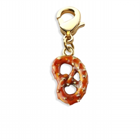 Picture of Whimsical Gifts 797G Pretzel Charm Dangle in Gold