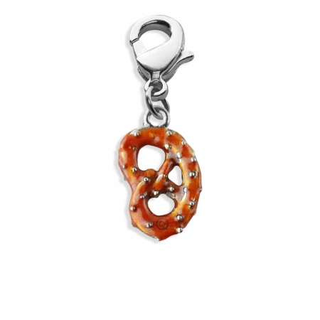 Picture of Whimsical Gifts 797S Pretzel Charm Dangle in Silver