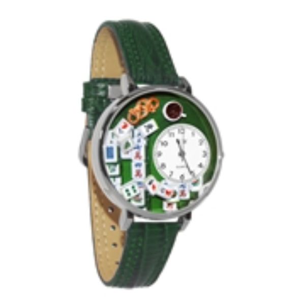 Picture of Whimsical Gifts U-0430014 Mah Jongg Watch&#44; Silver - Large Style