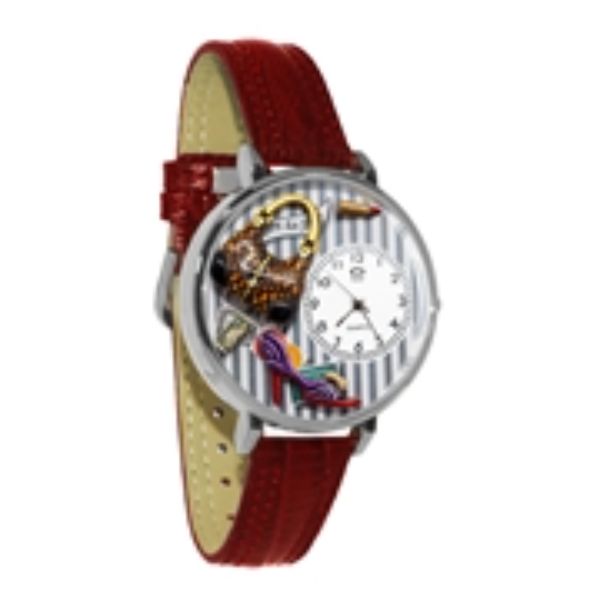 Picture of Whimsical Gifts U-1010011 Fashionista Watch&#44; Silver - Large Style