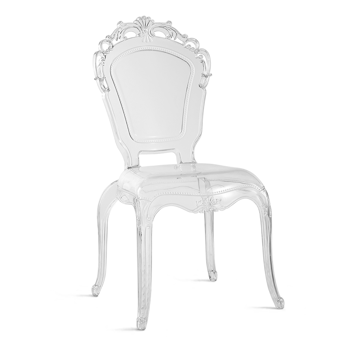 Picture of Warehouse of Tiffany OW-163S Gittel 21 in.  Indoor Clear Finish Dining Chair  (Set of 2)