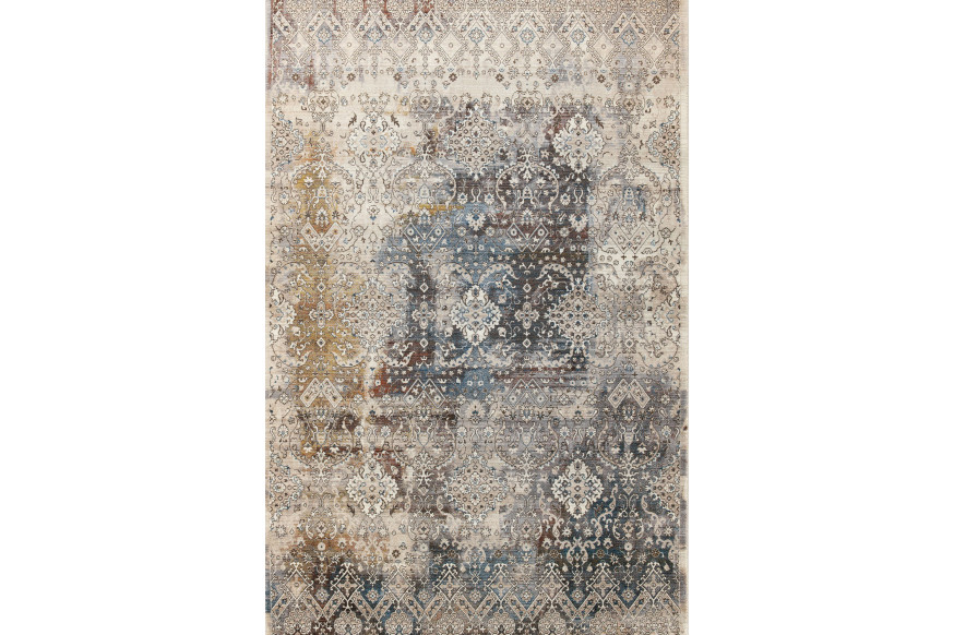 RU1908D 63 x 91 in. Occasional Amanda Decorative Polyester Area Rug, Multi Color
