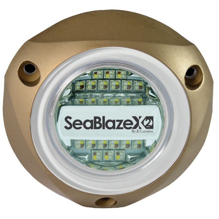 RGBW LED Surface Mount Bronze Housing 12 & 24V Seablaze X2 Spectrum Light