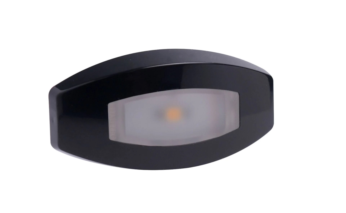 RGBW 10-16VDC Fiji Direct Courtesy Light, Black - Pack of 4