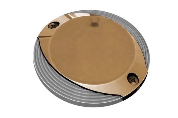Warm White 10-30VDC Bronze Housing Scallop Pathway Light Spectrum