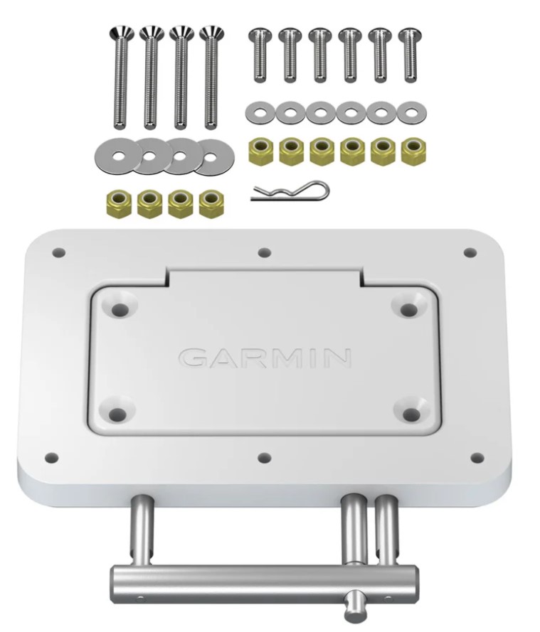 Garmin Kraken Trolling Motor Quick Release Plate, White | For Fishing | by West Marine