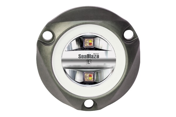 Picture of Lumitec LUM101832 12V-24V Seablaze Mini Spectrum RGBW LED Underwater Light - Anodized Aluminum