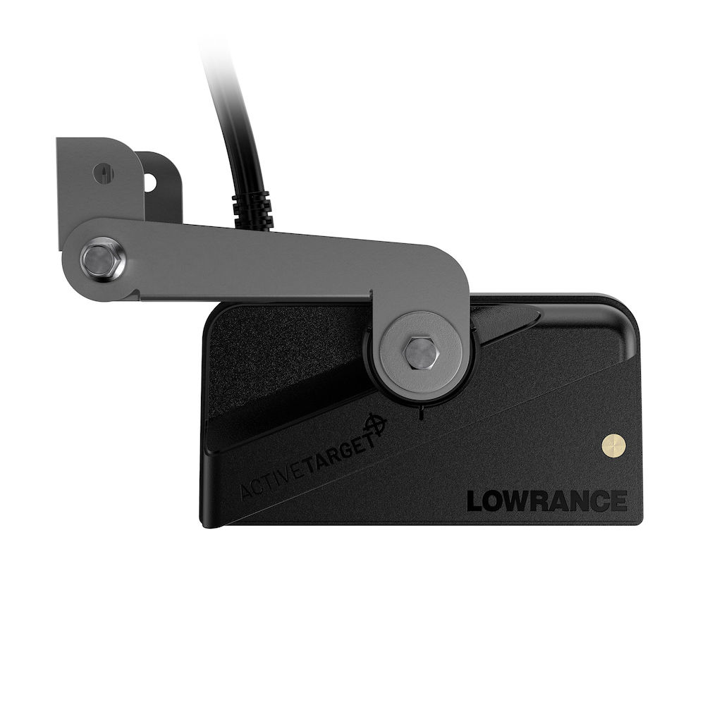 Picture of Lowrance LOW00015773001 Transom Transducer Mount Hardware for Active Target&#44; Black