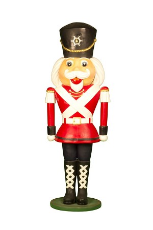 7 ft. Nut Cracker Freestanding Ornaments - Multicolor