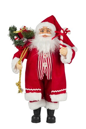 18 in. Santa Claus Skiing