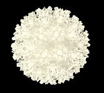7.5 in. Sphere 100 5mm LED - Warm White
