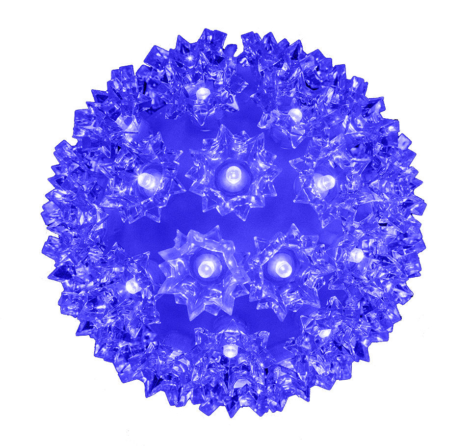 10 in. Sphere with 150 LED Lights - Blue