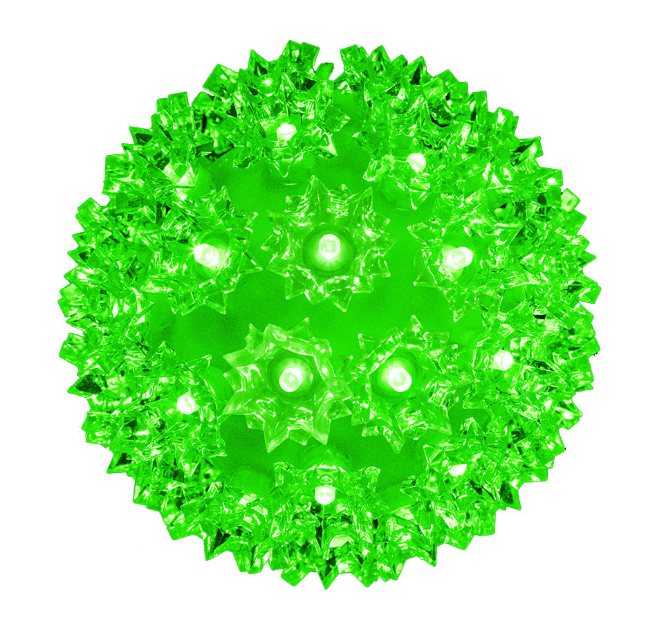 10 in. Sphere 150 LED Lights - Green