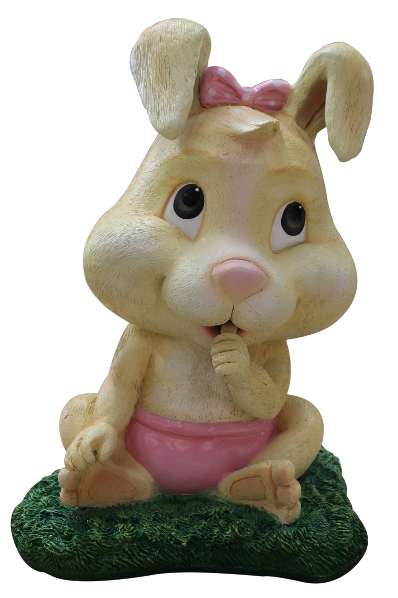 11 in. Tinee Bunny Baby Figurine, Pink
