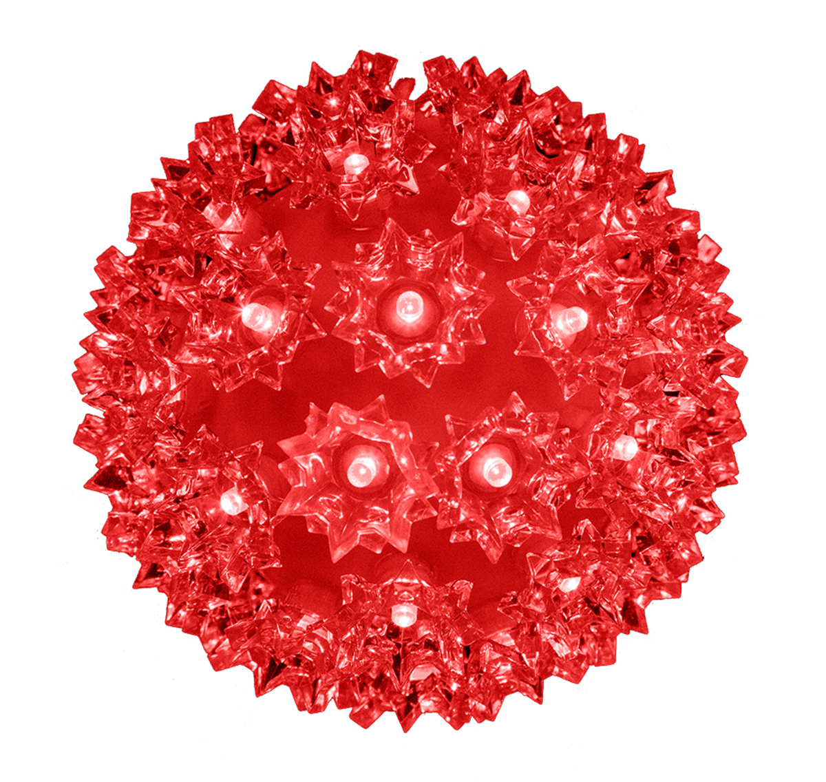 150L 10 in. Sphere LED with 50 Strobes, Red