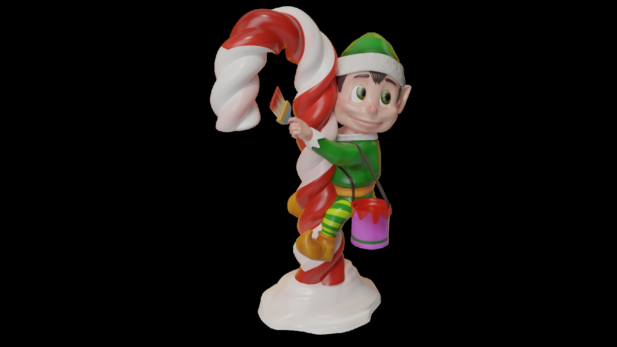 48 in. ELF Climbing Candy Cane