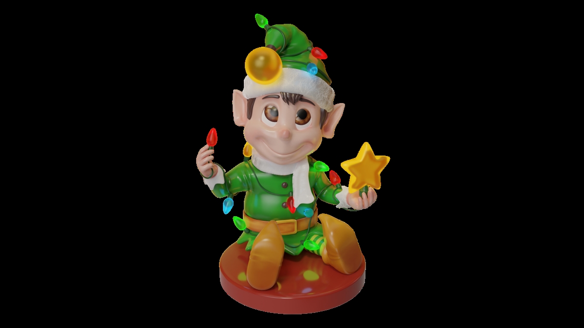 WL-ELF-LIGHT-26 26 in. Elf with Light