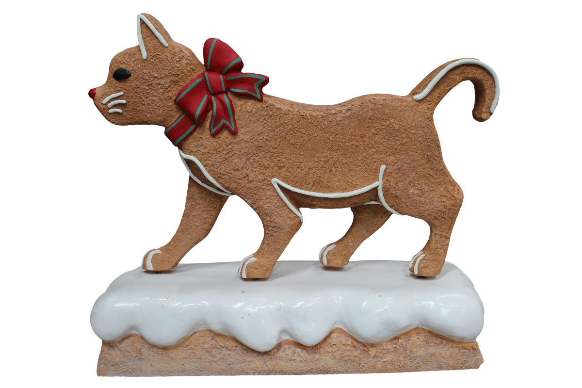 WL-GNBR-CAT 26 in. Gingerbread Cat
