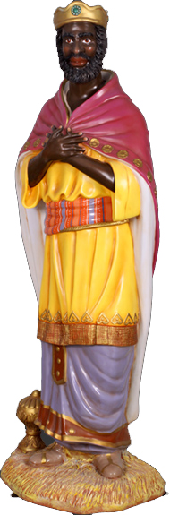6 in. Life Size Nativity King Balthazar
