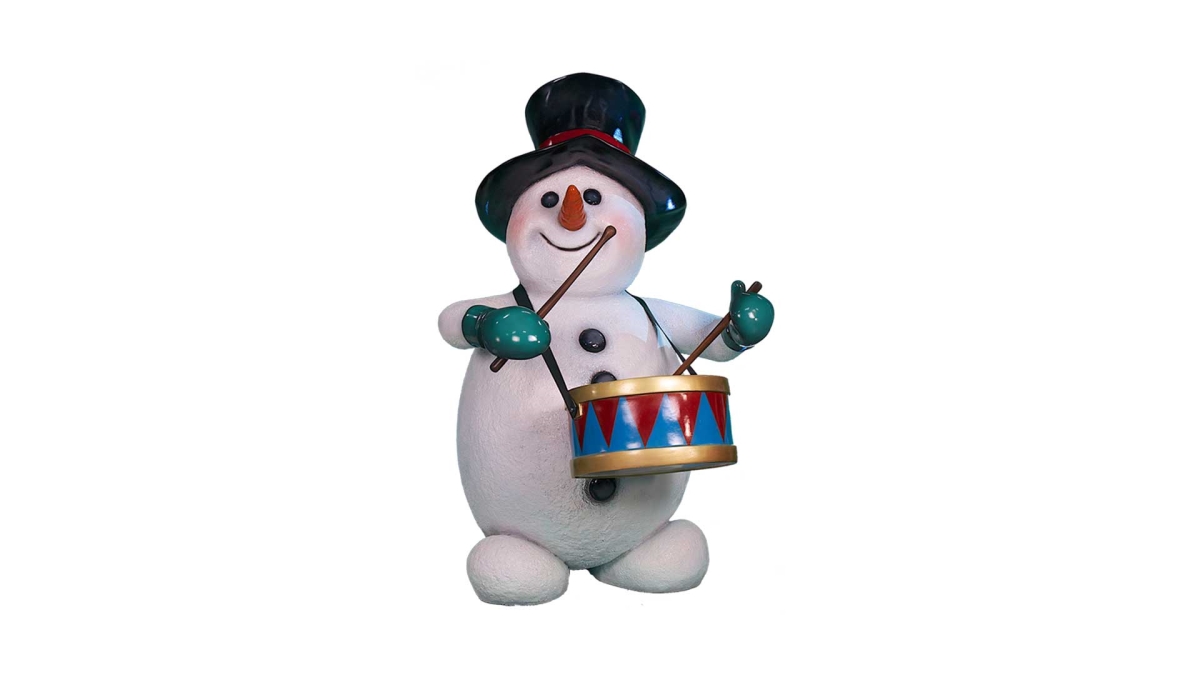 WL-SNMN-58-DRUM 58 in. Snowman Band Drum