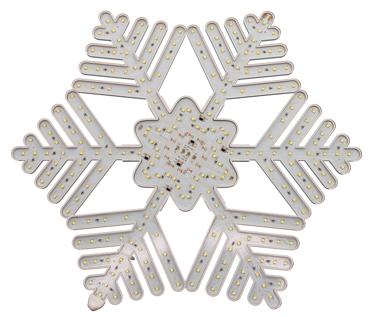 18 in. LED Snow Christmas Trees Snowflake