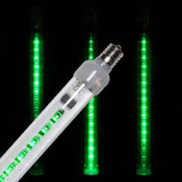 36 in. Snowfall Tubes Light, Green - Pack of 5